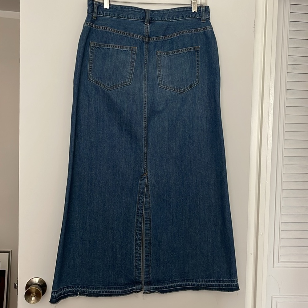 Maxi denim shirt - Picture 5 of 12
